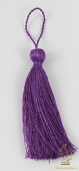 Кисть фиолетовая 9 см, полиэстр