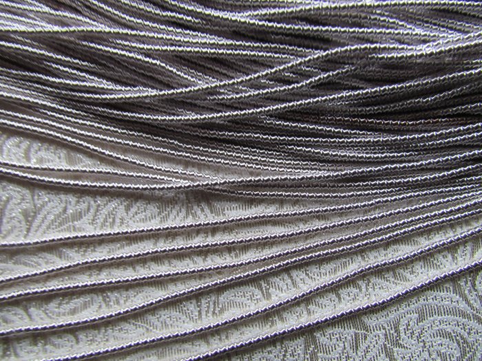 Канитель 30К серебро темное, фигурная