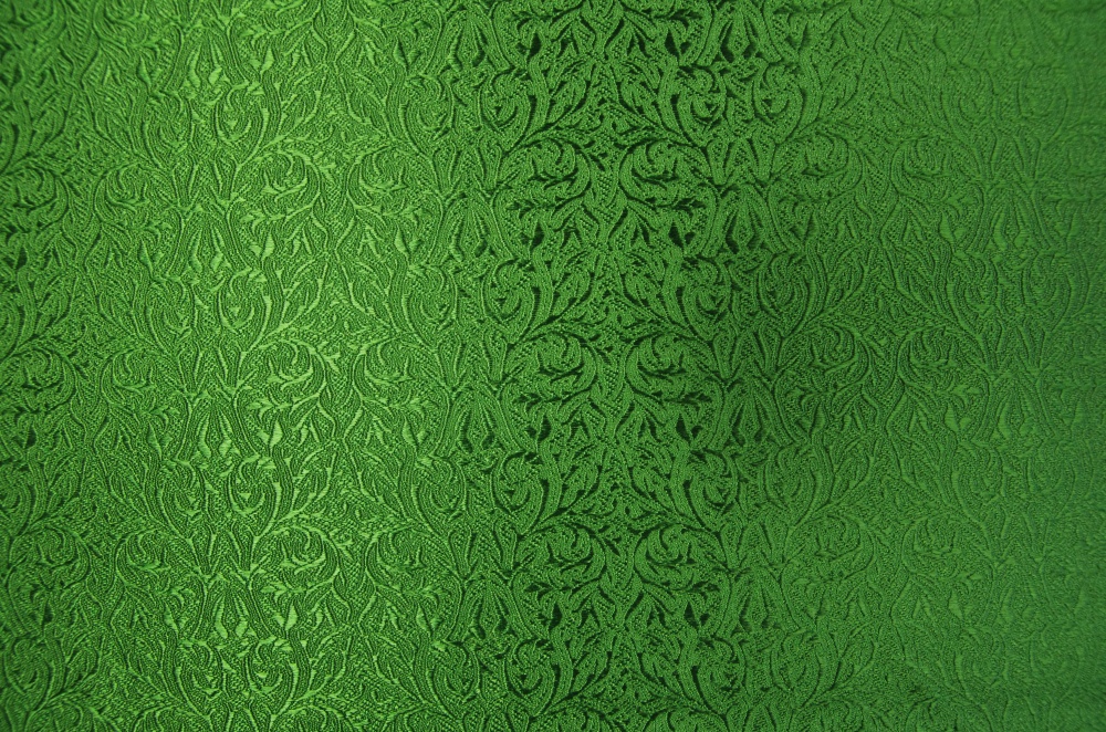 Шелк ОРЕНБУРГ, зеленый, шир. 150 см, Рахманово
