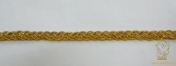 Тесьма канительная, золото 42 шир. 0,8 см, в упаковке 25 м, J1112