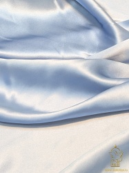 Шелк атлас, голубой, шир. 110 см Шелк атлас, голубой, шир. 110 см