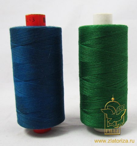 Нитки х/б + п/э, цвет-микс 1000 м, Германия