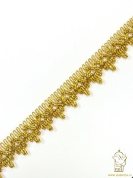 Тесьма золото 53, арт. Z1495, 55031, 20 м в упаковке