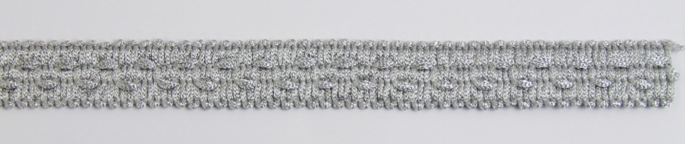 Тесьма серебро 101 (арт. 230, 25 м в упак), МТ