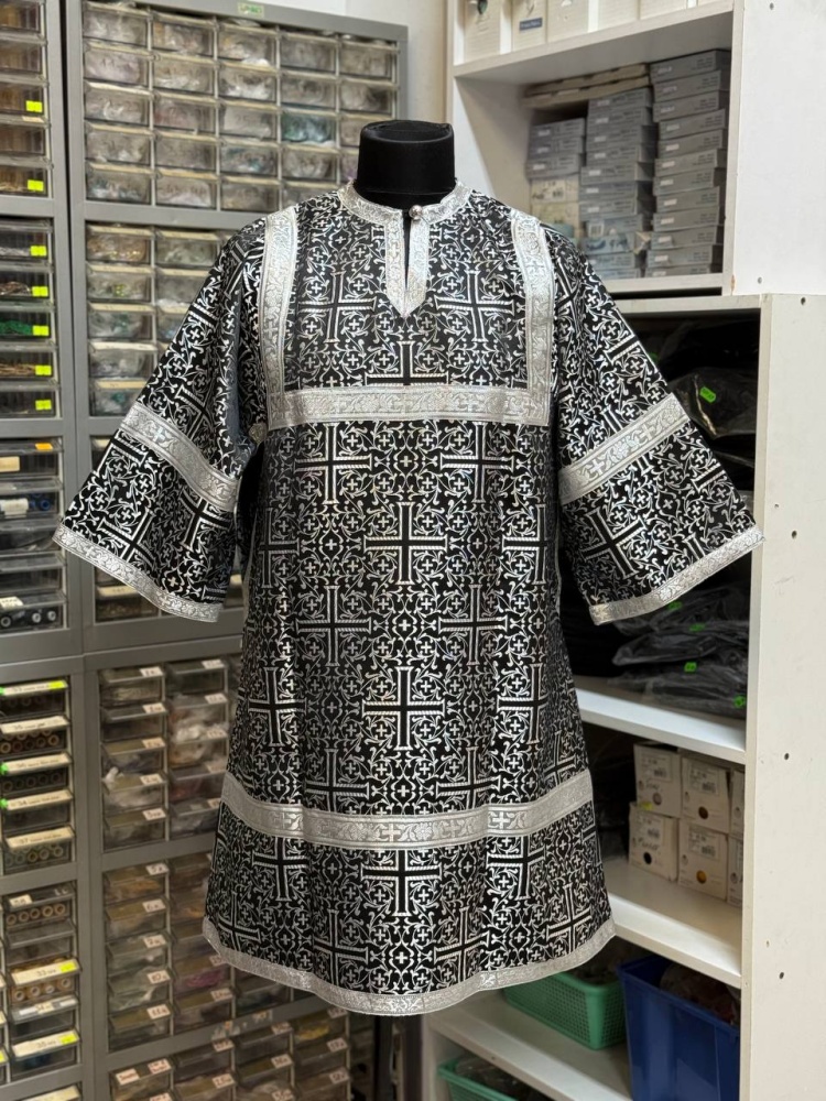 Стихарь алтарный, шелк, длиной до 104 см