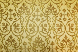 Парча СВЯТОГОРСКАЯ, золотая, шир. 165 см Парча СВЯТОГОРСКАЯ, золотая, шир. 165 см