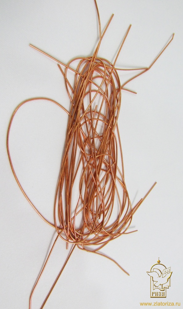 Канитель 11Ц цветная, медь