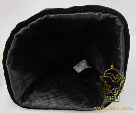 Скуфья с бархатным отворотом, утепленная, мужская, ВС