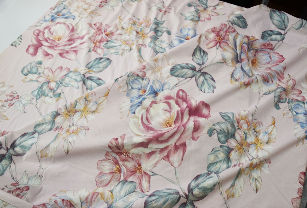 Бязь ЦВЕТЫ, х/б 100%, шир. 220 см