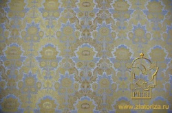 Парча ЛЕОНИЛ, белая с золотом + серебром, шир. 150 см, Парча ЛЕОНИЛ, белая с золотом + серебром, шир. 150 см,