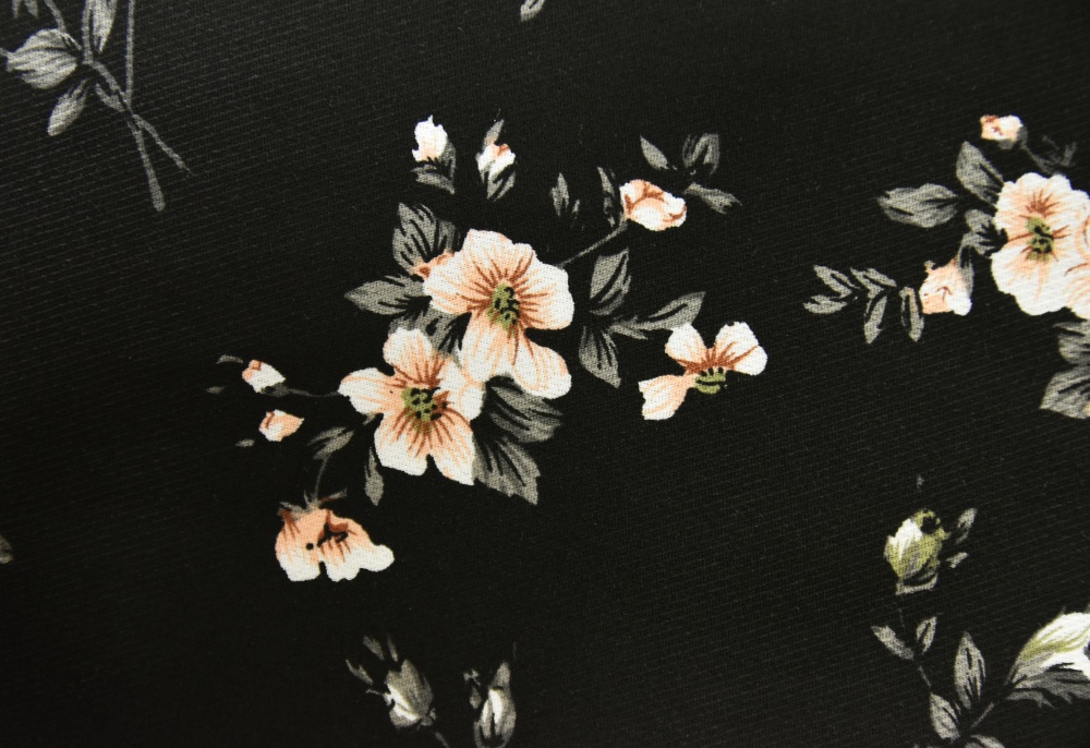 Штапель ЦВЕТОЧКИ 13, шир. 150 см