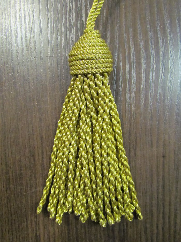 Кисть декоративная № 17Е, золото 11-12 см, арт. 1952, 98805А