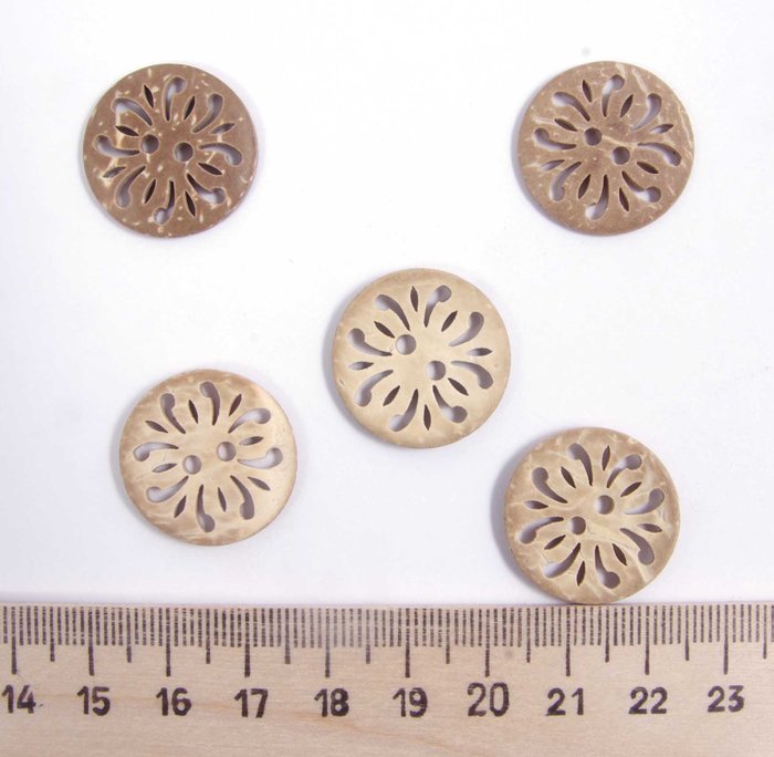 Пуговицы КП039, кокос