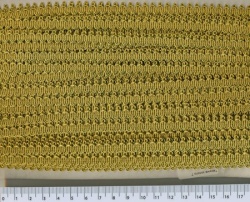 Тесьма золото 7 арт. F287, 52727 Тесьма золото 7 арт. F287, 52727