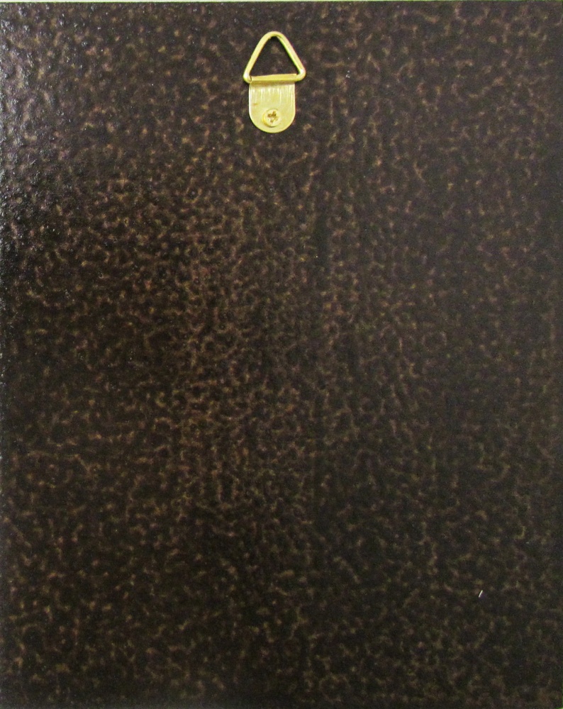 Икона святого праведного Иоанна Русского, 12,7х15,8 см, прямая УФ печать золочение, лакировка МДФ