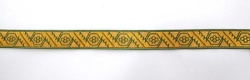 Галун ДУБОК, зеленый с золотом, шир. 1,5 см, ФР