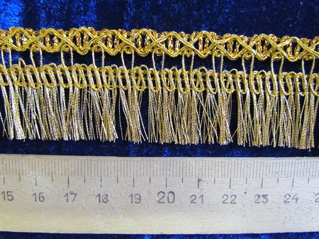 Бахрома золото 20