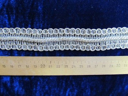 Тесьма серебро 87