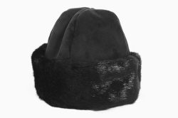 Скуфья с искусствен. мехом, мужская,(верх- драп/дубленка, Р