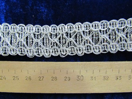 Тесьма серебро 47