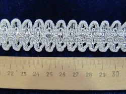 Тесьма серебро 72