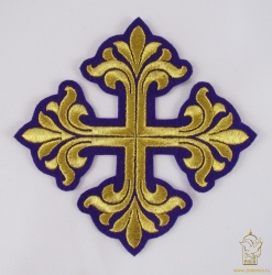 Крест 1 ВИФЛЕЕМ, фиолетовый с золотом, 14,5 -16 см Крест 1 ВИФЛЕЕМ, фиолетовый с золотом, 14,5 -16 см