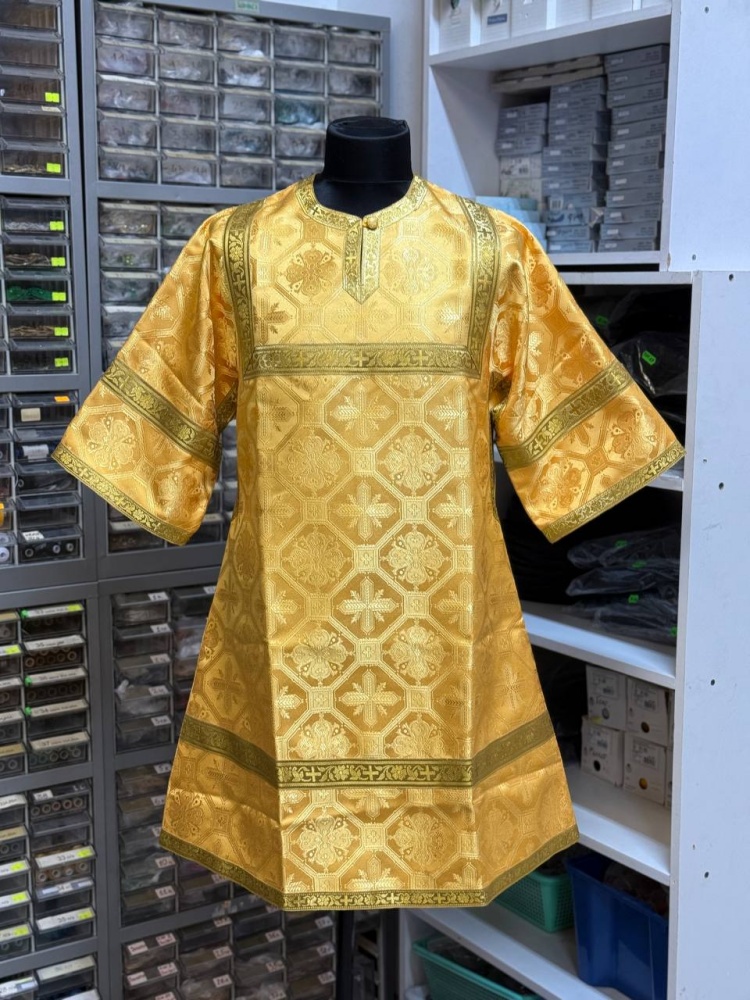 Стихарь алтарный, шелк, длиной до 104 см