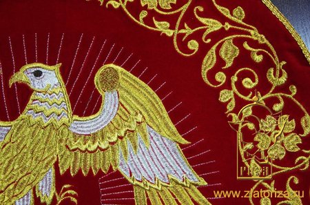 Орлец, красный, бархат