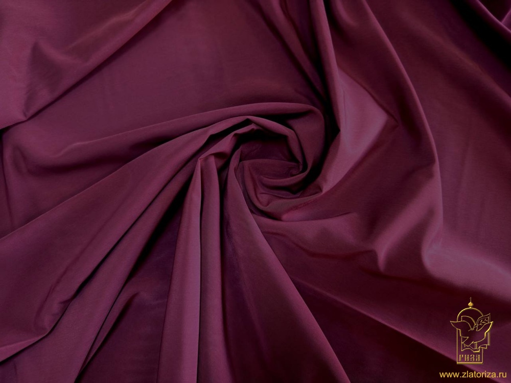 Мокрый шелк, бордо, шир. 150 см