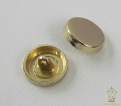 Пуговицы ГЛАДКИЕ золото металл, 15 мм Пуговицы ГЛАДКИЕ золото металл, 15 мм