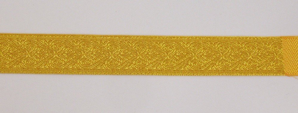 Галун АФИНЫ, желтый с золотом, шир. 1,8 см, РА