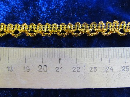 Тесьма золото 12