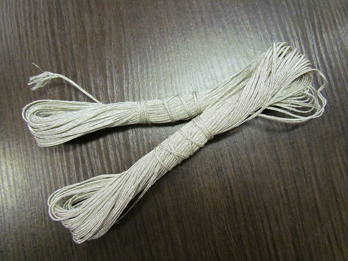 СУТАЖ, шнур, цвет - серебро, в мотке 20 м