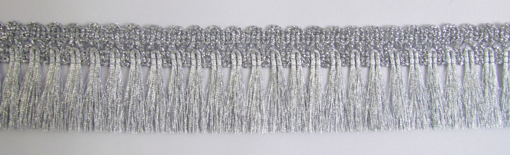 Бахрома серебро 53 (20 м в упаковке), арт. 1009