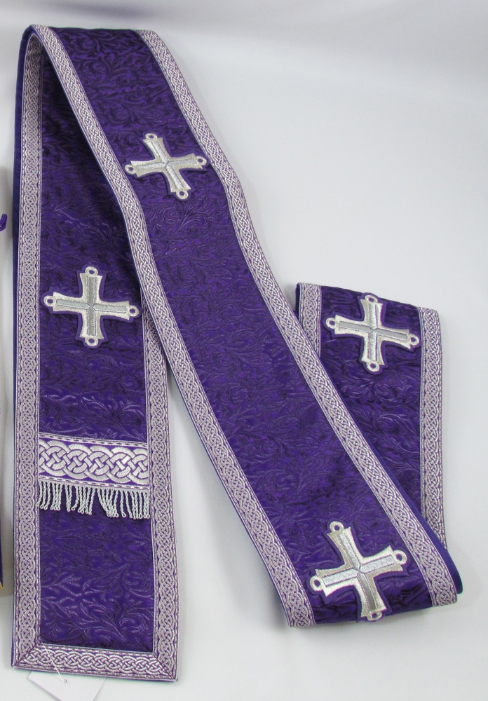 Орарь фиолетовый, шелк