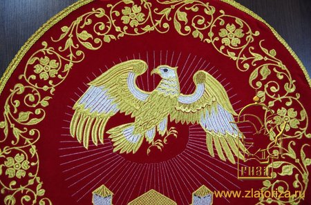 Орлец, красный, бархат