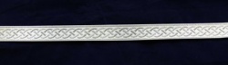 Галун ПЛЕТЕНКА, белый с темным серебром, шир. 1,5 см, ФР