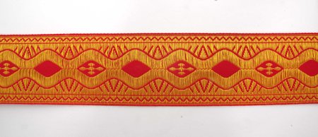 Галун Ногинск ВОЛНА красн. шир. 5 см