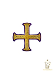 Крест 1 БУЛАТ фиолетовый с золотом, 14,5 -16 см Крест 1 БУЛАТ фиолетовый с золотом, 14,5 -16 см