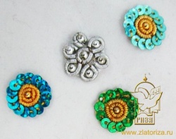 Цветочек канительный