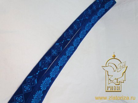 Пояс с вышивкой бархат 4-6 см