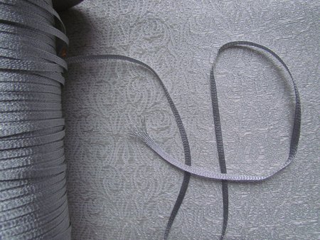 Шнур Германия 840/21 col. 18,, плоский, шир. 4 мм, серебро