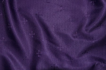 Подкладочная, жаккард церковный, фиолетовая, шир. 185 см. , полиэстер