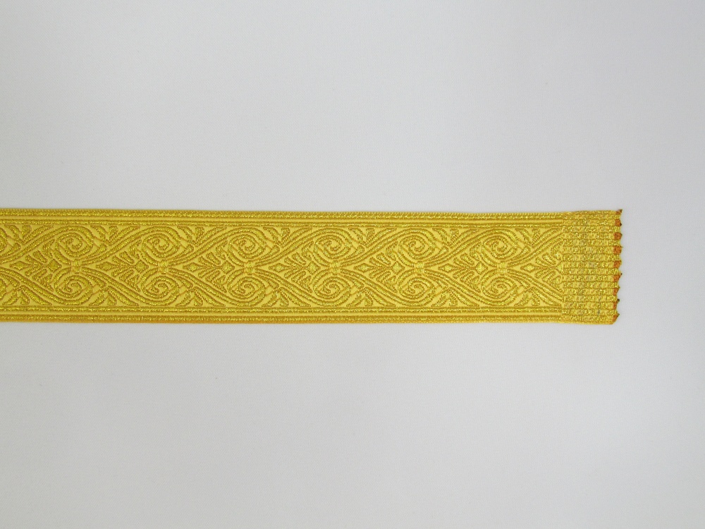 Галун АФИНЫ, желтый с золотом, шир. 4 см, РА