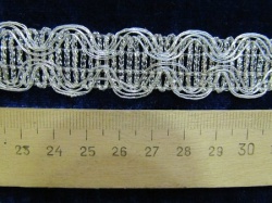 Тесьма серебро 56