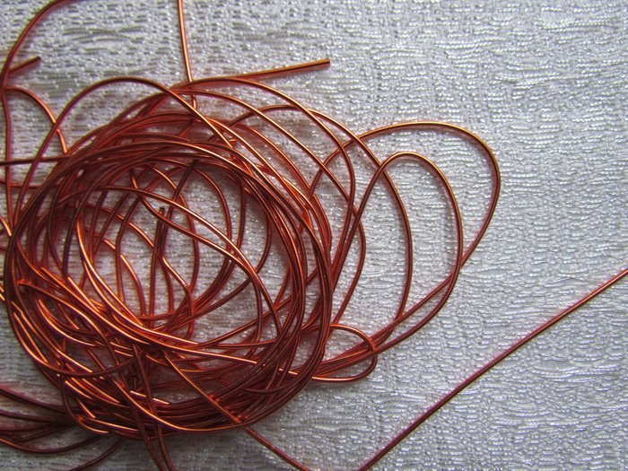 Канитель 44К оранжевая глянцевая