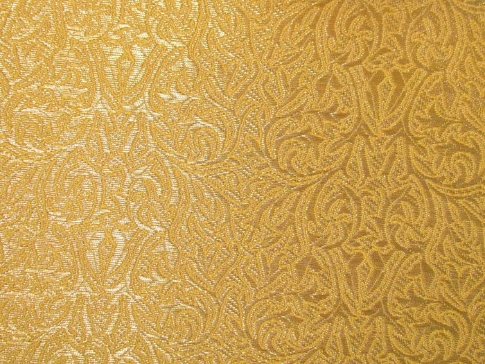Парча ОРЕНБУРГ, желтая с золотом, шир. 150 см, Рахманово