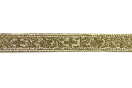 Галун ИНДИЯ ролик золот. шир. 2 см