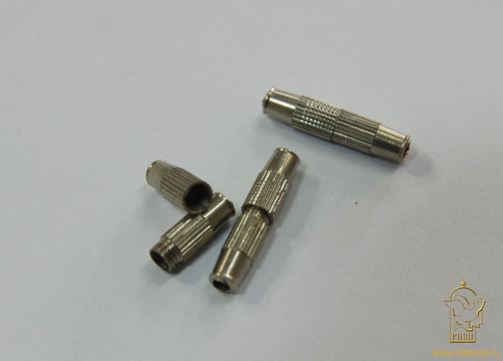 Застежка для бус в сборе серебро