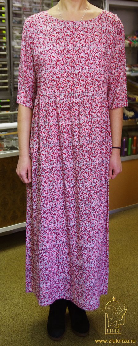 Платье женское штапель свободного покроя